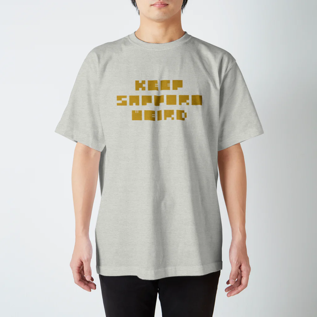 Mediumbuddha Sound WorksのKEEP SAPPORO WEIRD Regular Fit T-Shirt