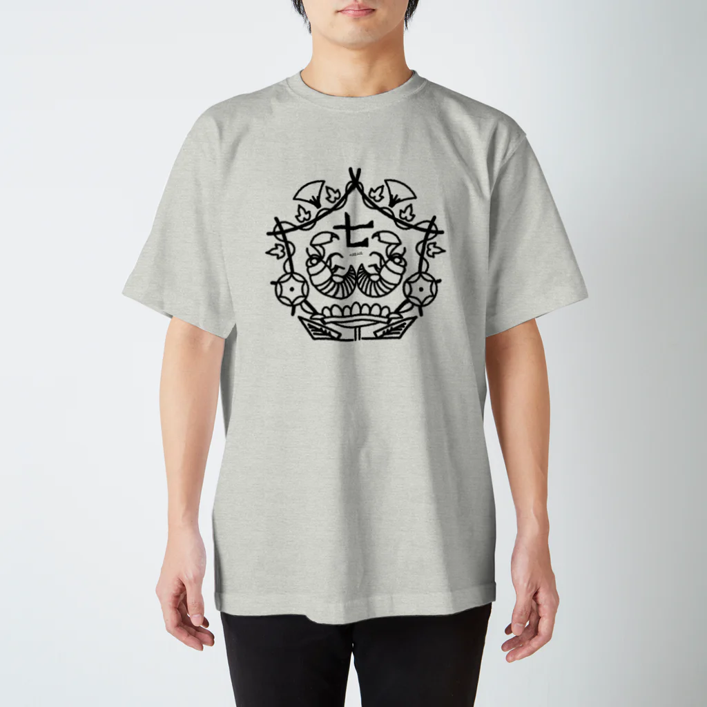 かめつるの季節の紋章【七月】 Regular Fit T-Shirt