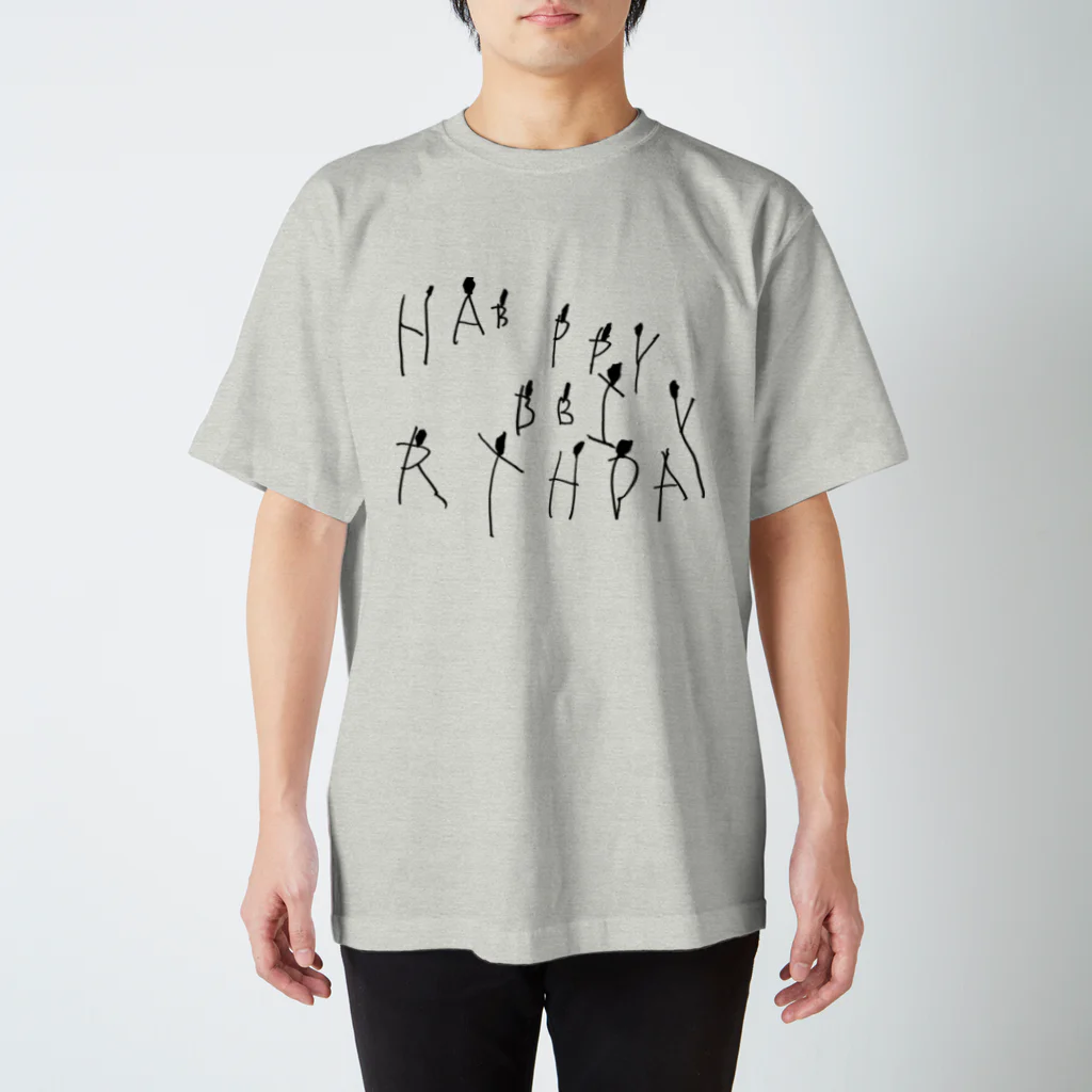 KNOTS-Shopの3歳が描いたHAPPYBIRTHDAY スタンダードTシャツ