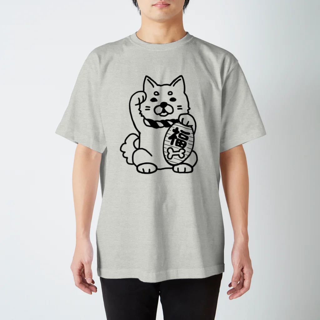 ヒヨッコ堂のまねき犬 スタンダードTシャツ