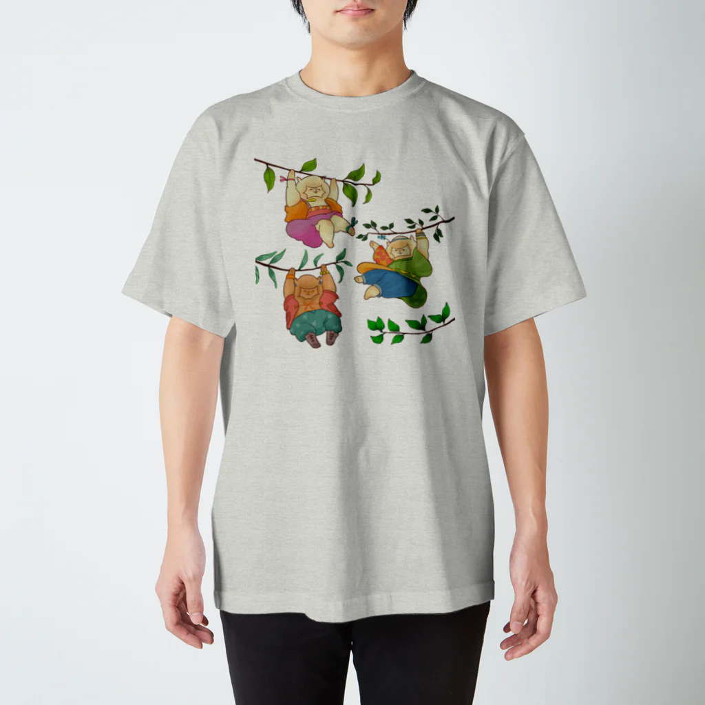 アルパカぼくじょうのぶらさがり3びき Regular Fit T-Shirt