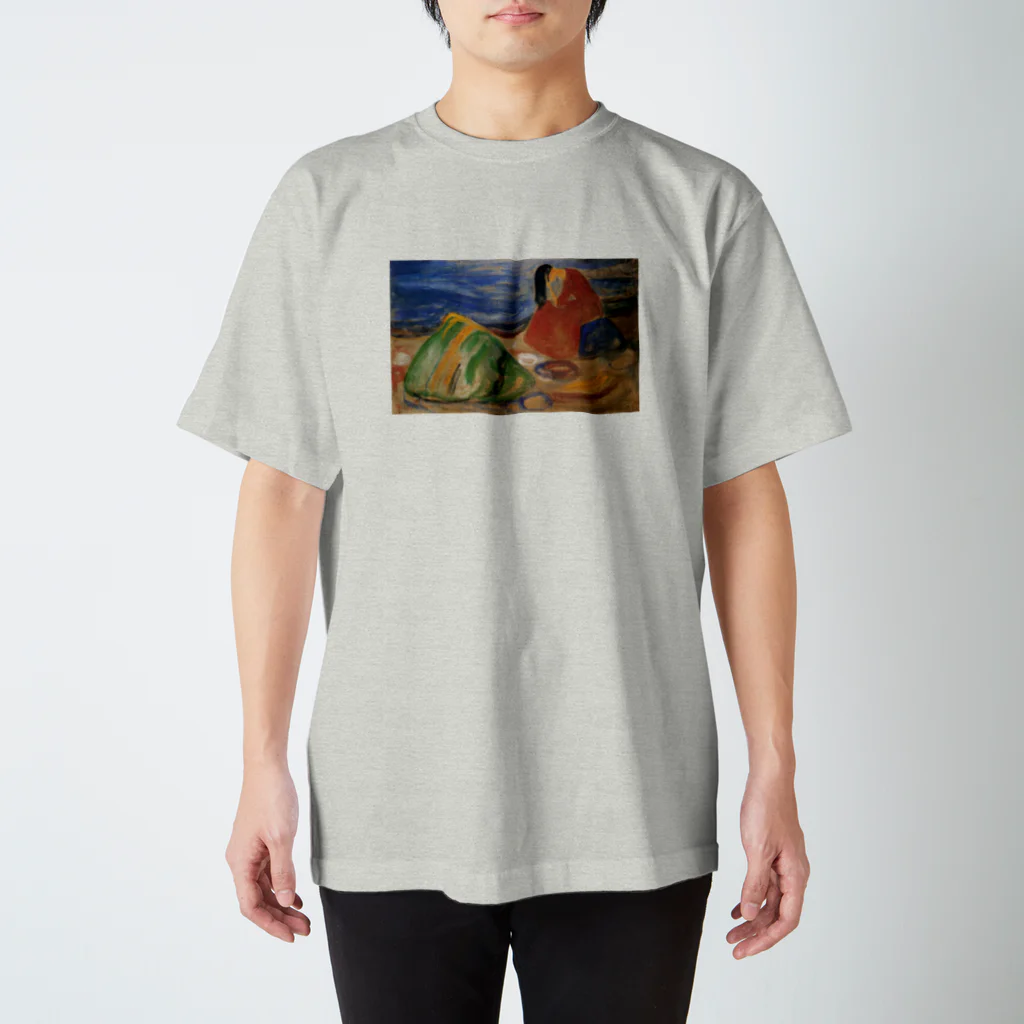 Art Baseのムンク / 憂鬱 / Melancholy / Edvard Munch / 1911 スタンダードTシャツ