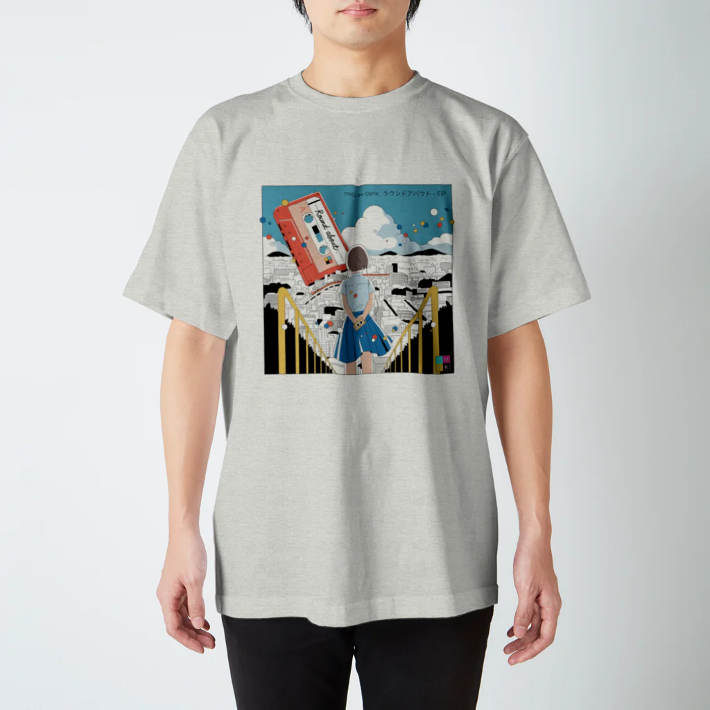 TRIO the CMYK グッズショップのラウンドアバウトTシャツ スタンダードTシャツ