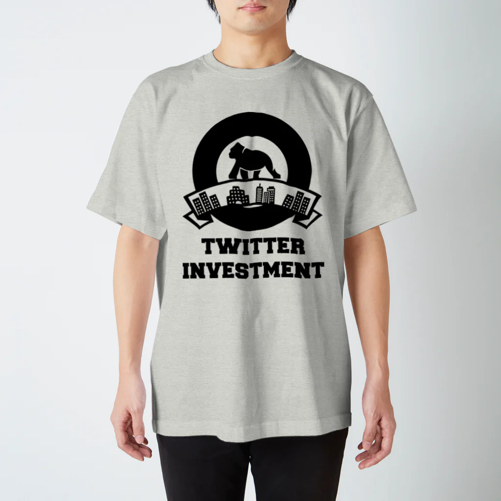 ツイッターインベストメントアパレル事業部の公式ロゴ（文字入り） スタンダードTシャツ