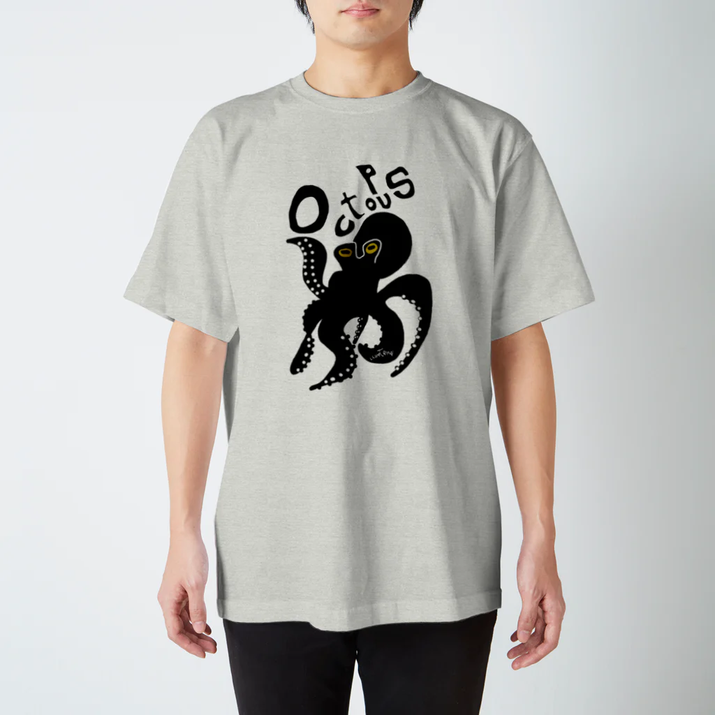 uwotomoのOctopus スタンダードTシャツ