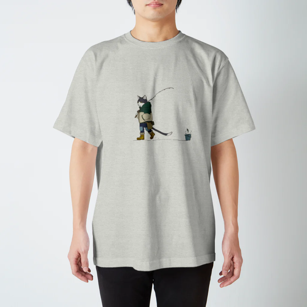 flip flapのForest cat(釣りver.) Regular Fit T-Shirt