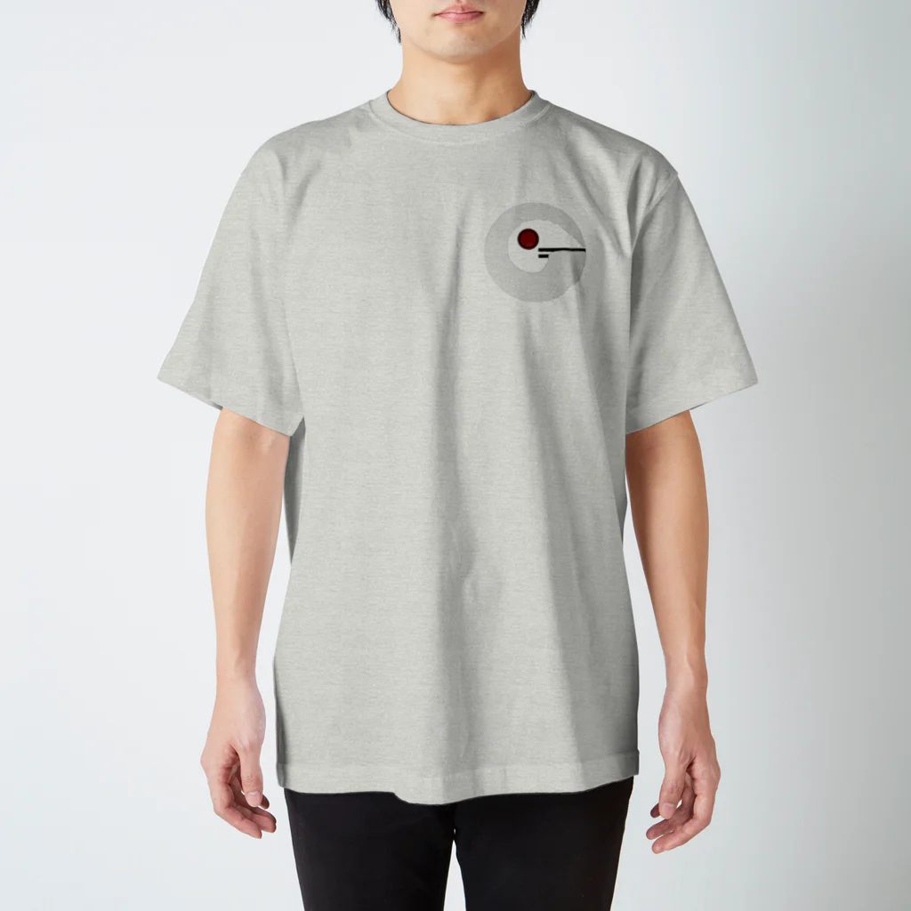蛇口〆太のお店の無い家紋-そうめん- Regular Fit T-Shirt