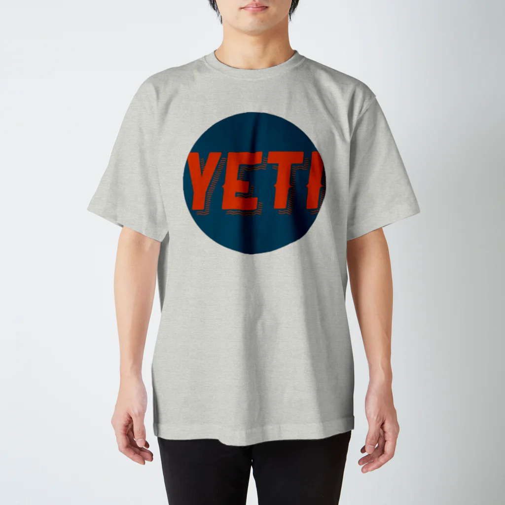 YETIMEETSのYeti meets girl (blue) Regular Fit T-Shirt