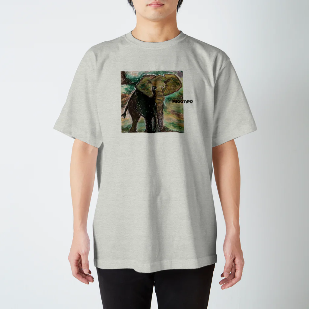 ミキアツシのElephant スタンダードTシャツ