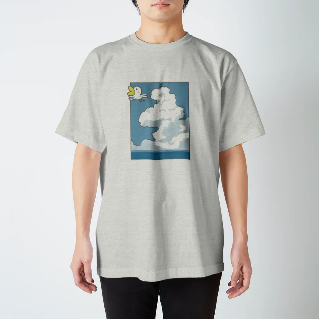 軽減されそこなったまつぴー10%のAhiru can fly in the sky. Regular Fit T-Shirt