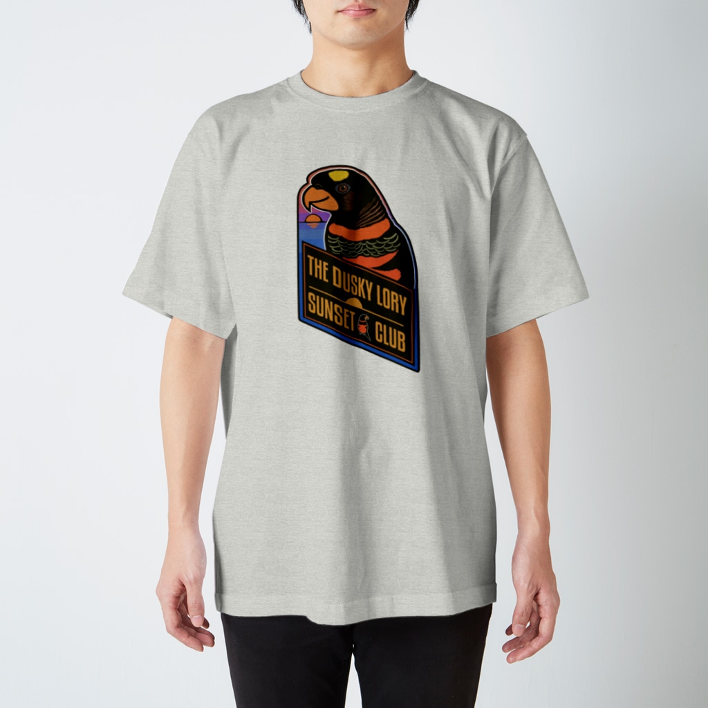 ムクデザインのコシジロインコのサンセットクラブ Regular Fit T-Shirt