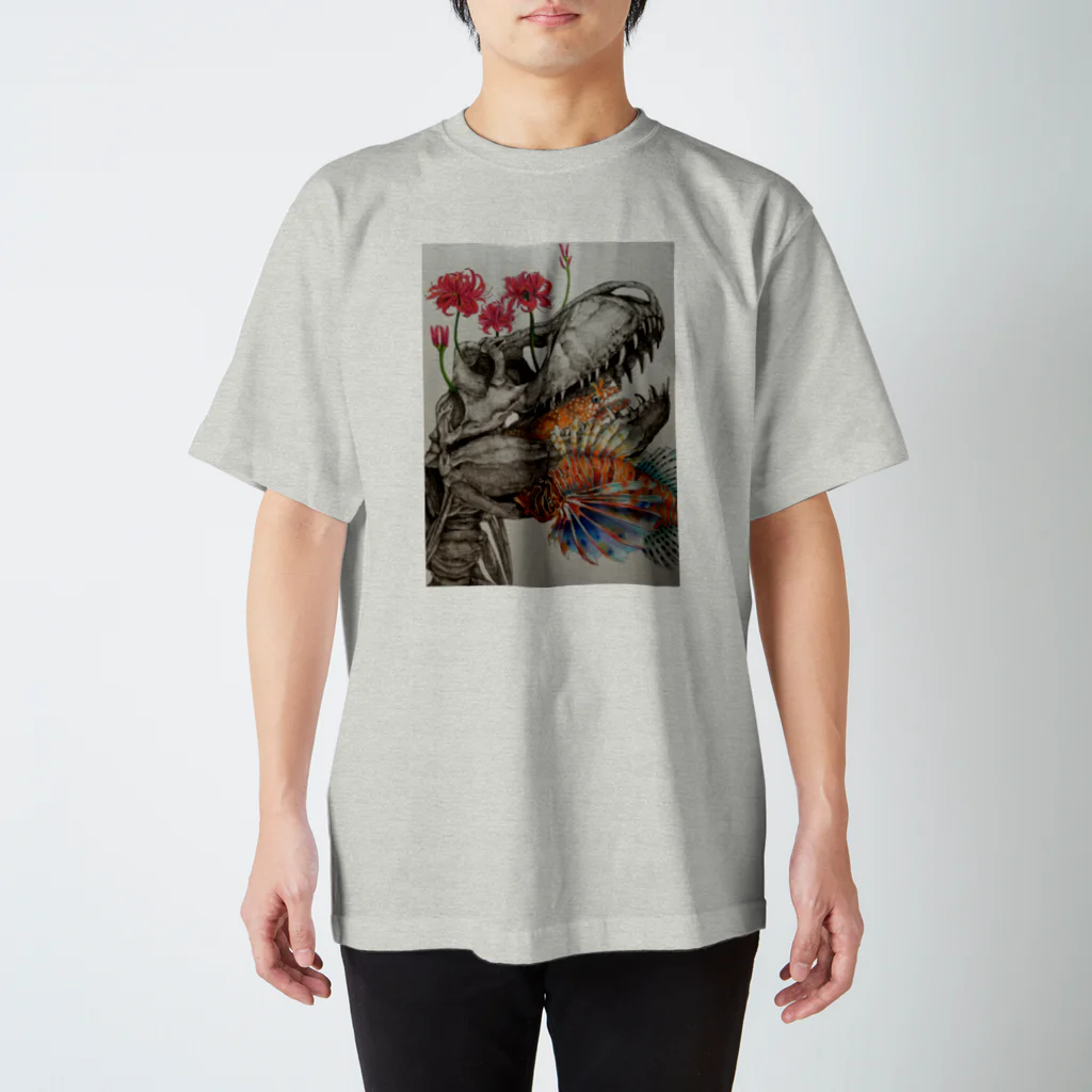 さとかつの恐竜の骨 スタンダードTシャツ