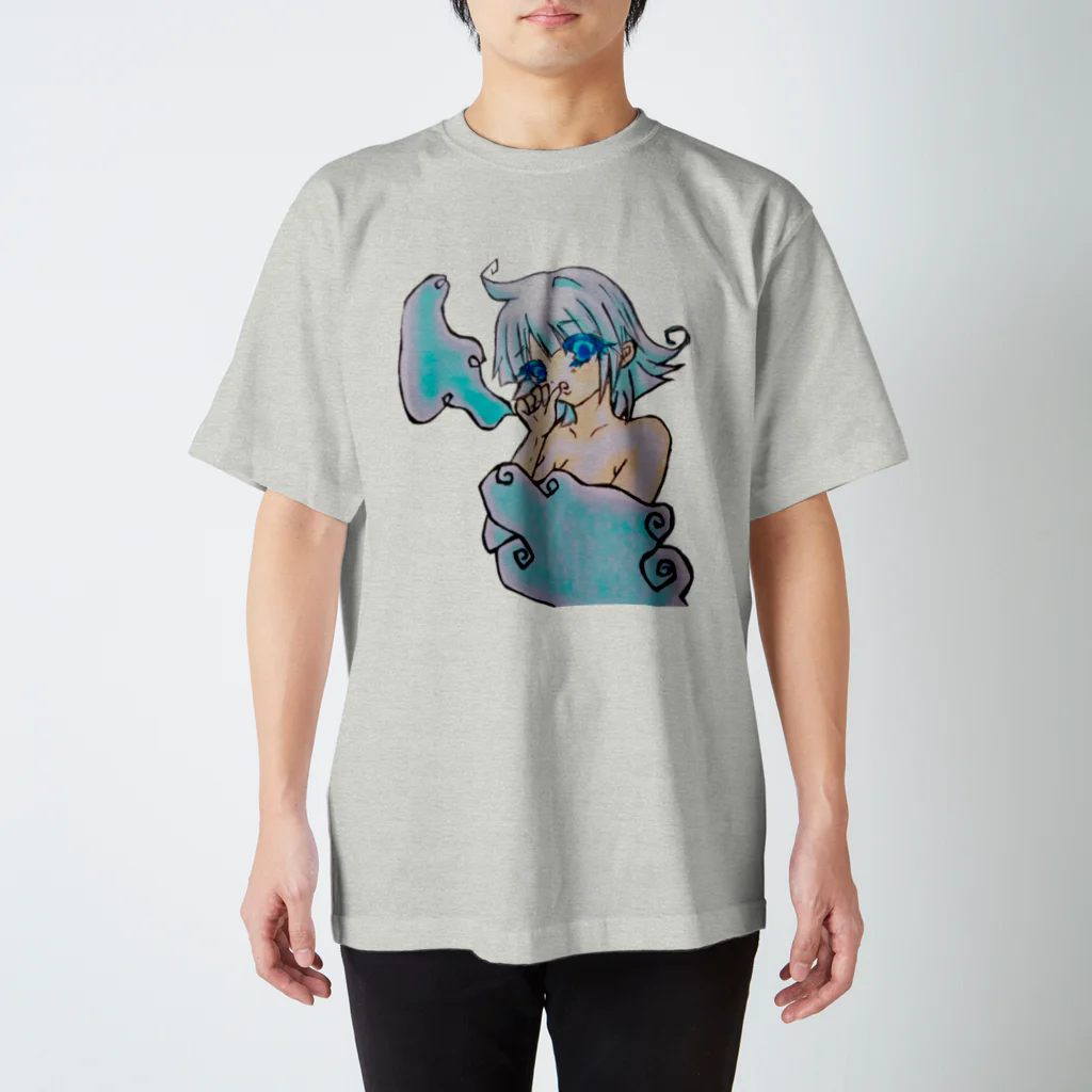 めんこラボ。の煙属性娘 Regular Fit T-Shirt