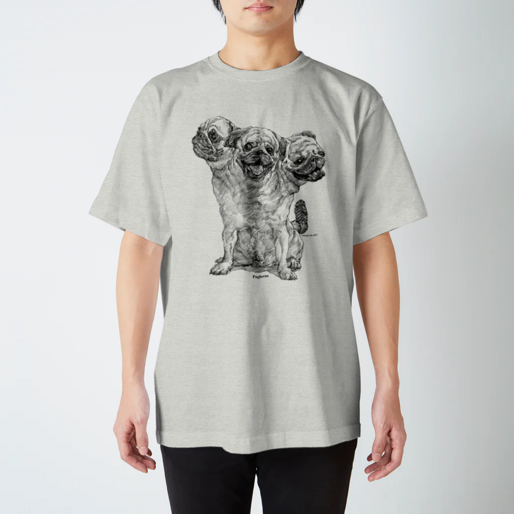 小田隆のPugberus スタンダードTシャツ