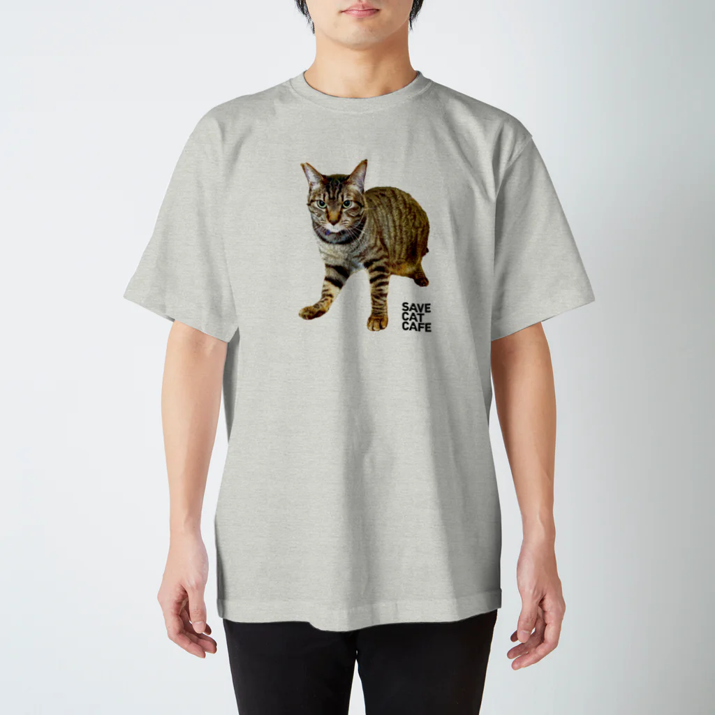 SAVE CAT CAFEのてっちゃん スタンダードTシャツ