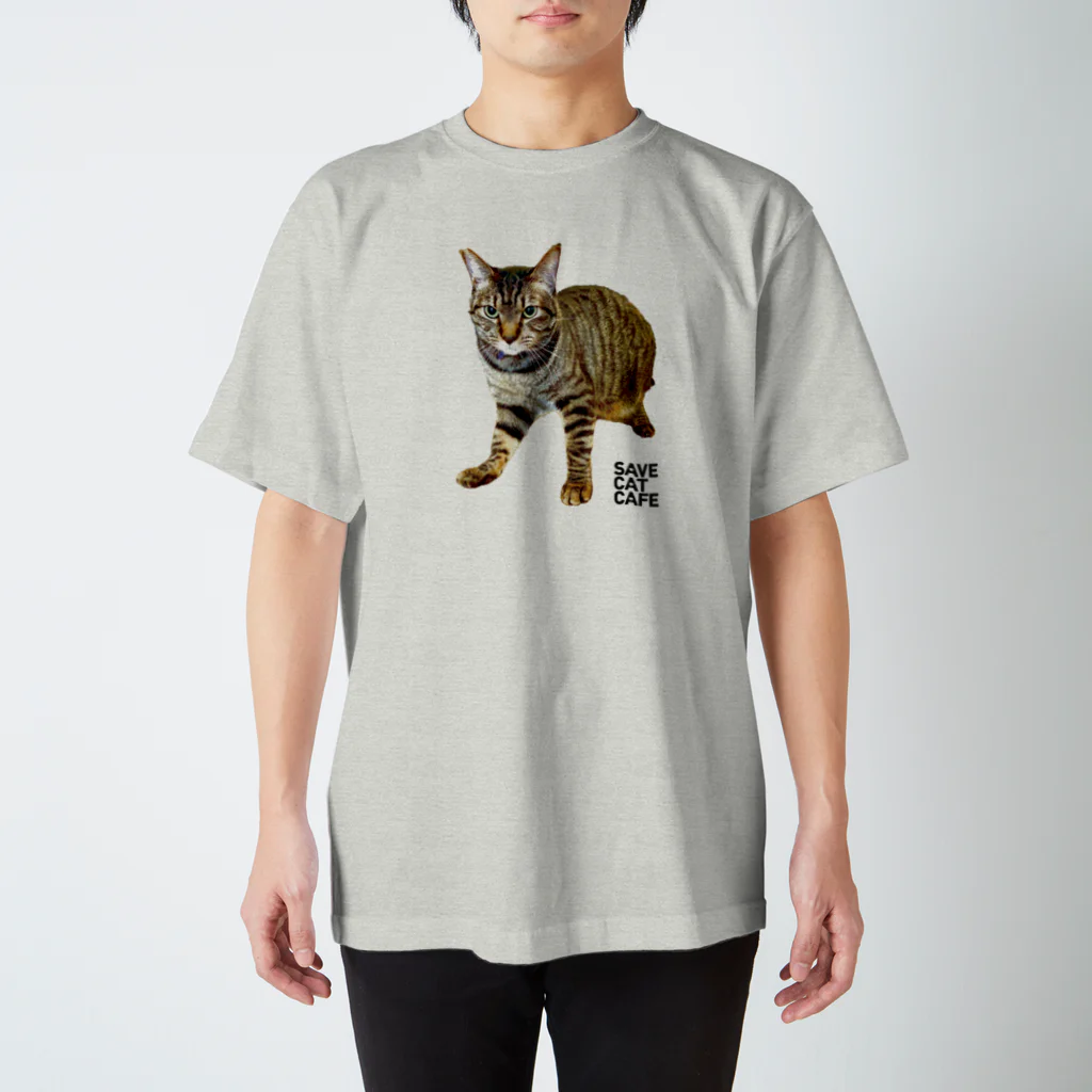 SAVE CAT CAFEのてっちゃん Regular Fit T-Shirt