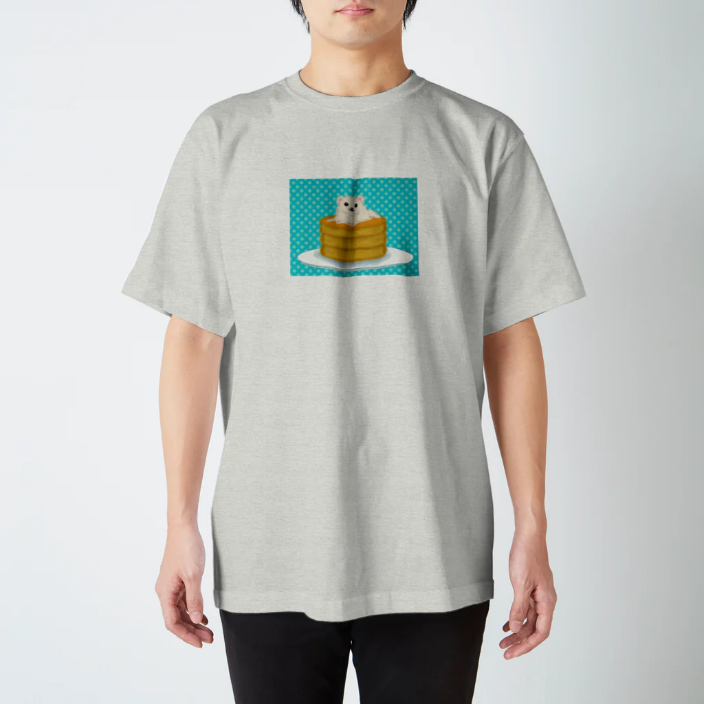 からっぽのオーブンのホットケーキポメ スタンダードTシャツ