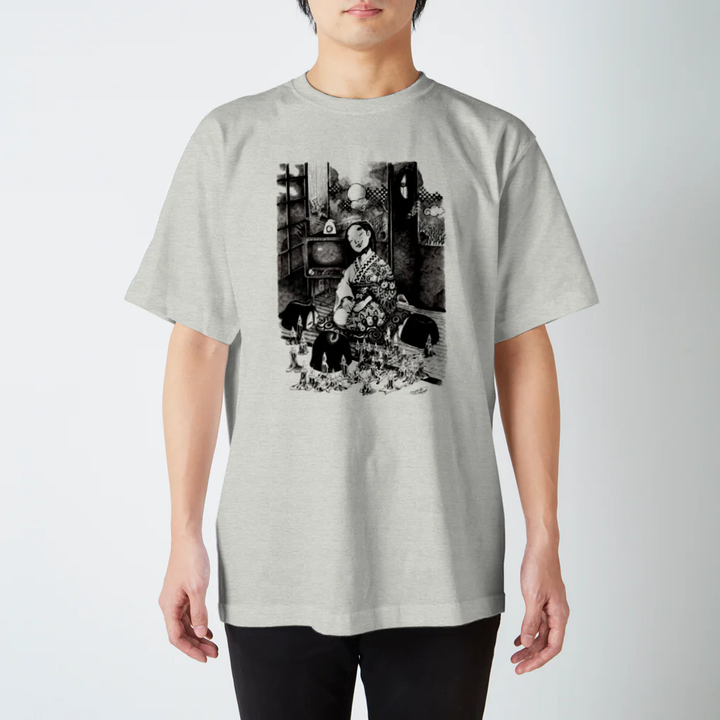 月が輝くこんな夜にの怪談師 スタンダードTシャツ