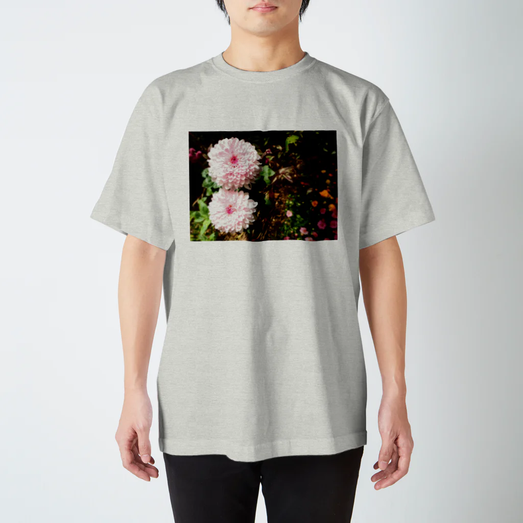 s_j_fineのpinkフラワー スタンダードTシャツ