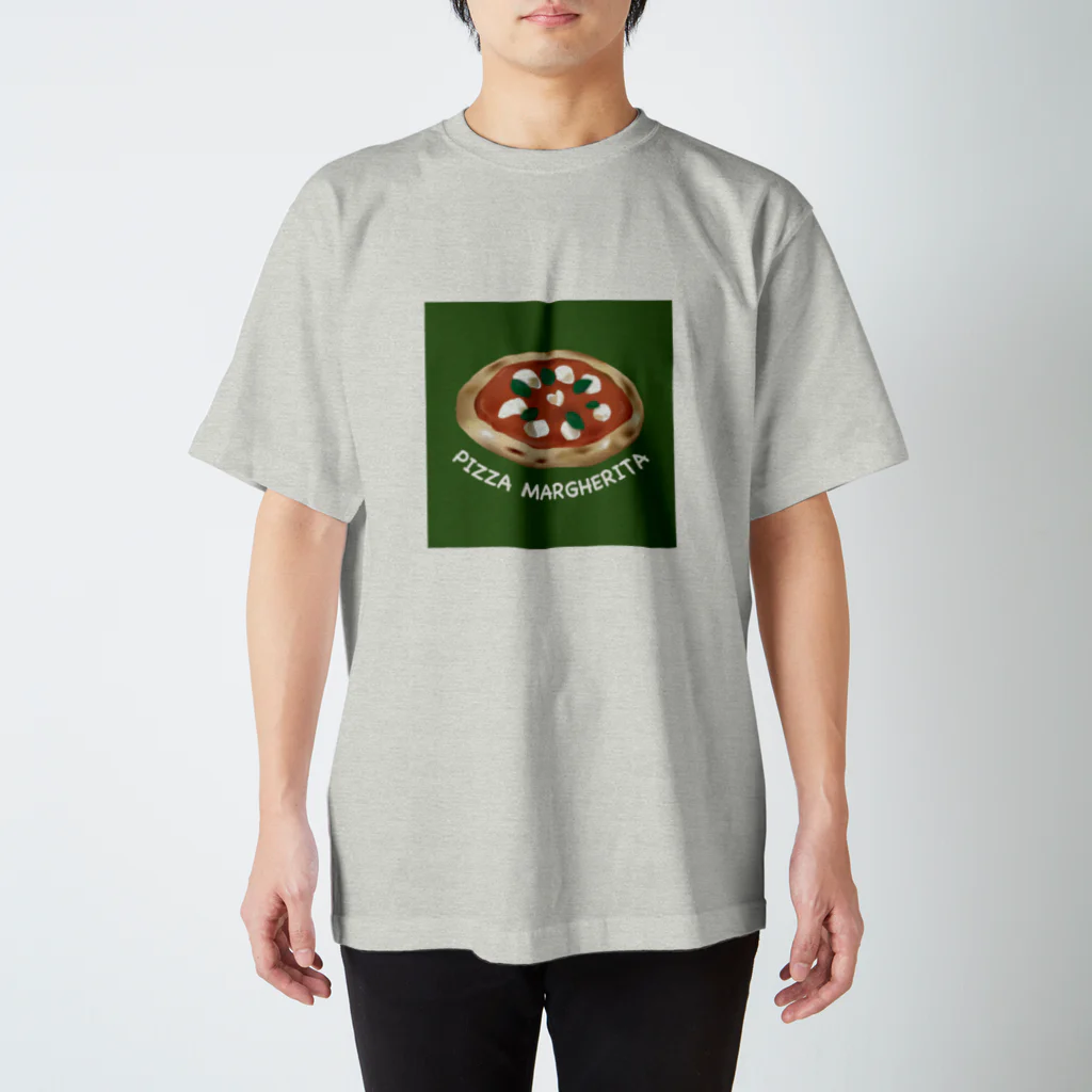 あずきいろのピッツァマルゲリータ Tシャツ スタンダードTシャツ