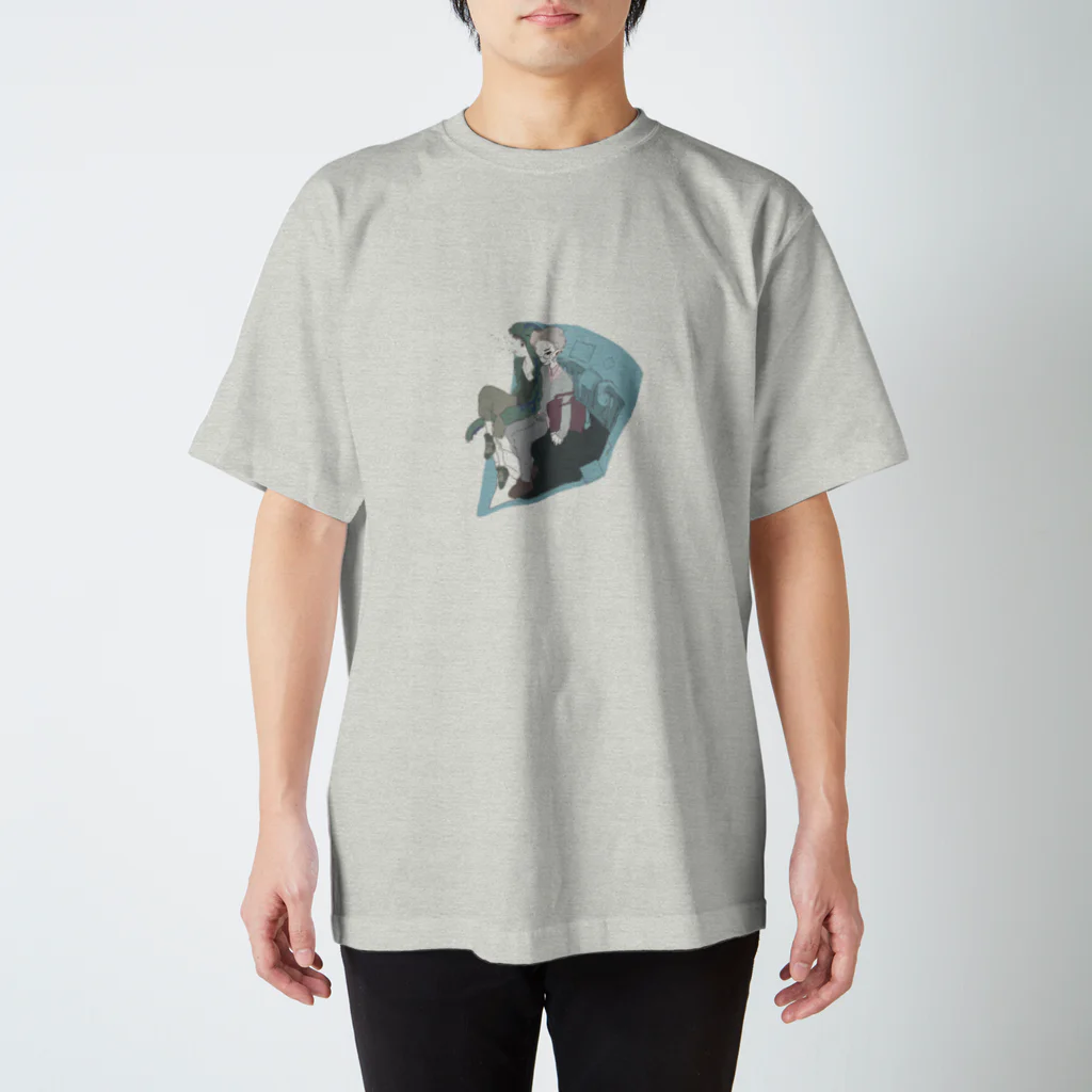 じーっ👀犬のRegular Fit T-Shirt
