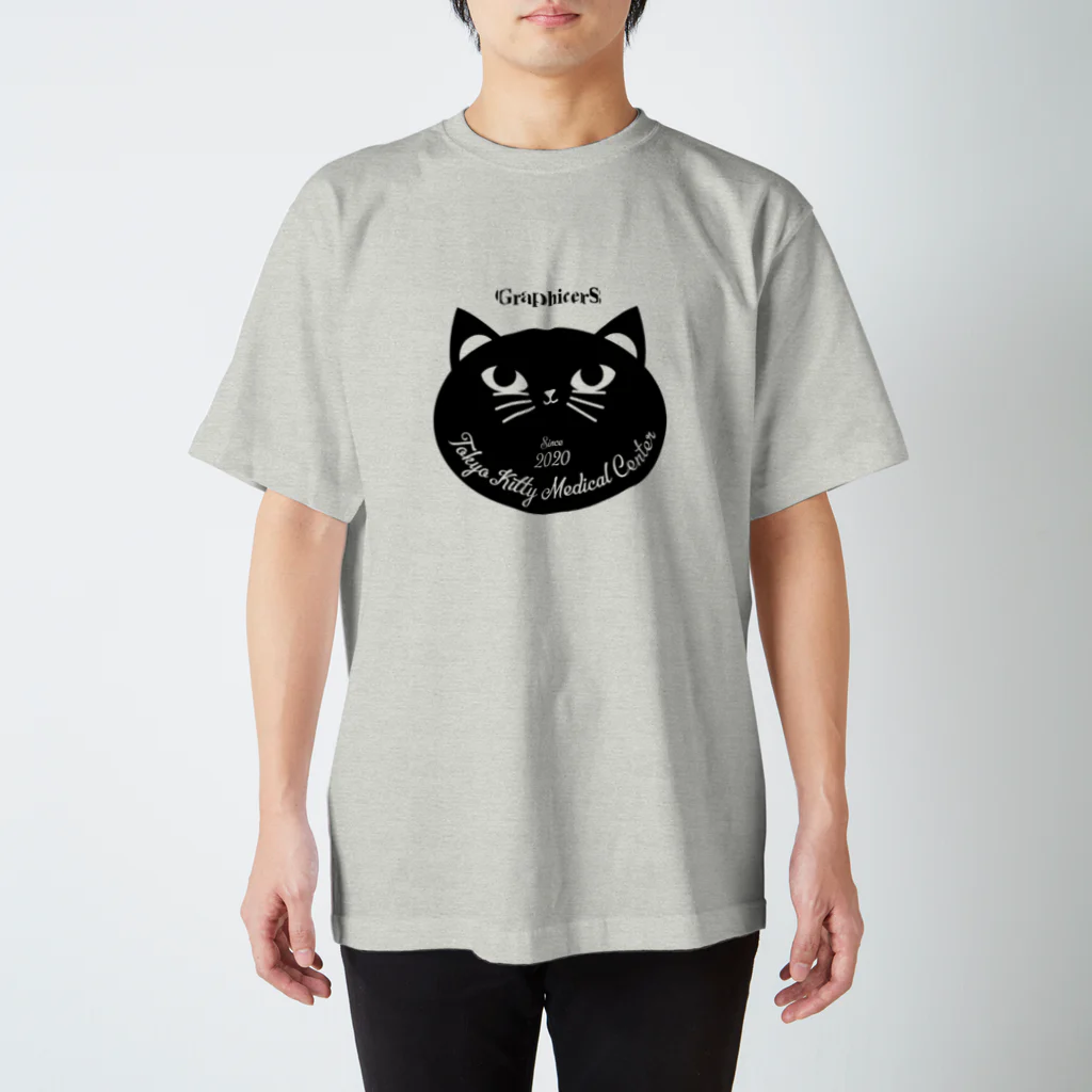 GraphicersのCat Face スタンダードTシャツ