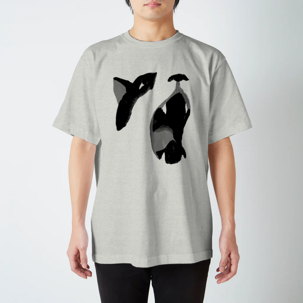 シトウのお店のあくび（黒） Regular Fit T-Shirt