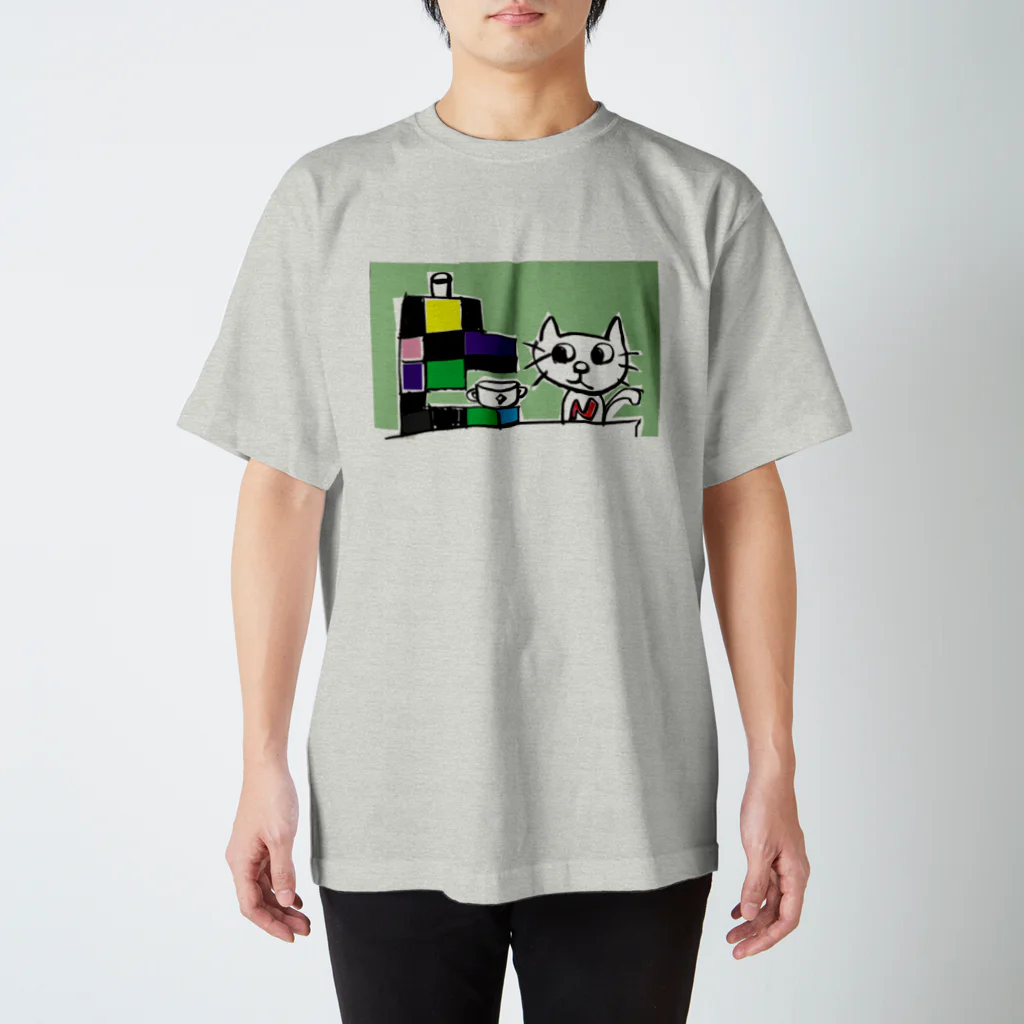 woolrecordのnekock スタンダードTシャツ