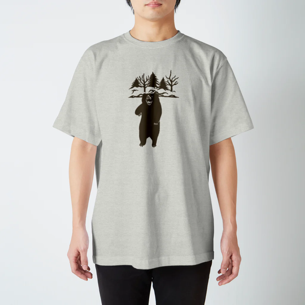 トケのヒグマ　(茶色） Regular Fit T-Shirt