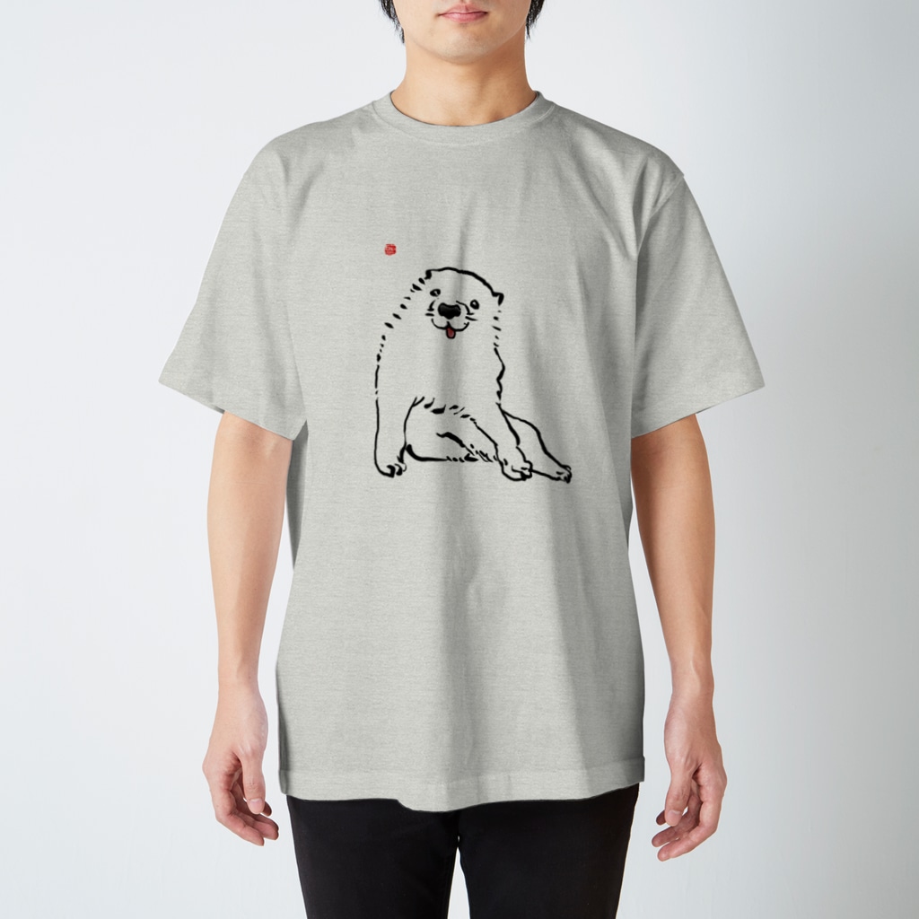 長沢芦雪 あの犬 芦雪の落款入り ふくふく商店 Fukufukuzou のスタンダードtシャツ通販 Suzuri スズリ