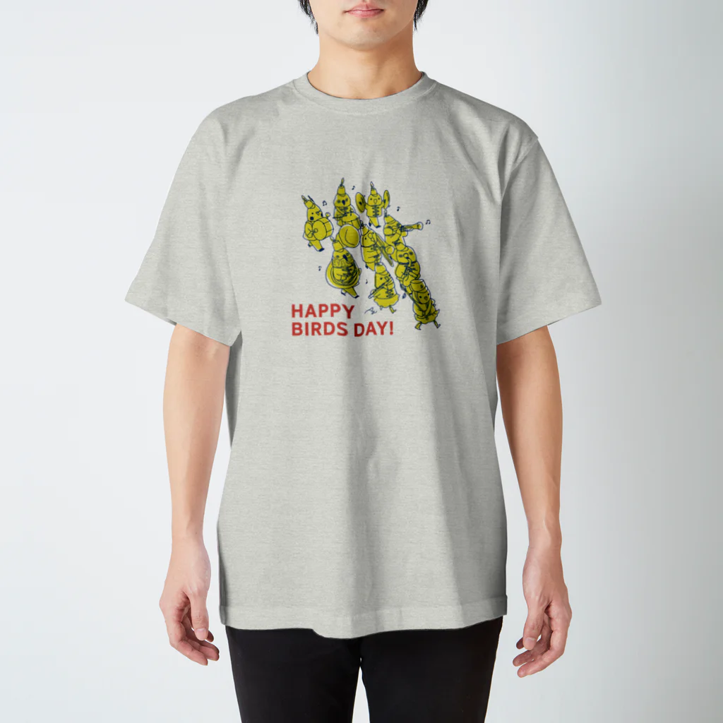 オグチヨーコのHappy birds day 2020 Regular Fit T-Shirt