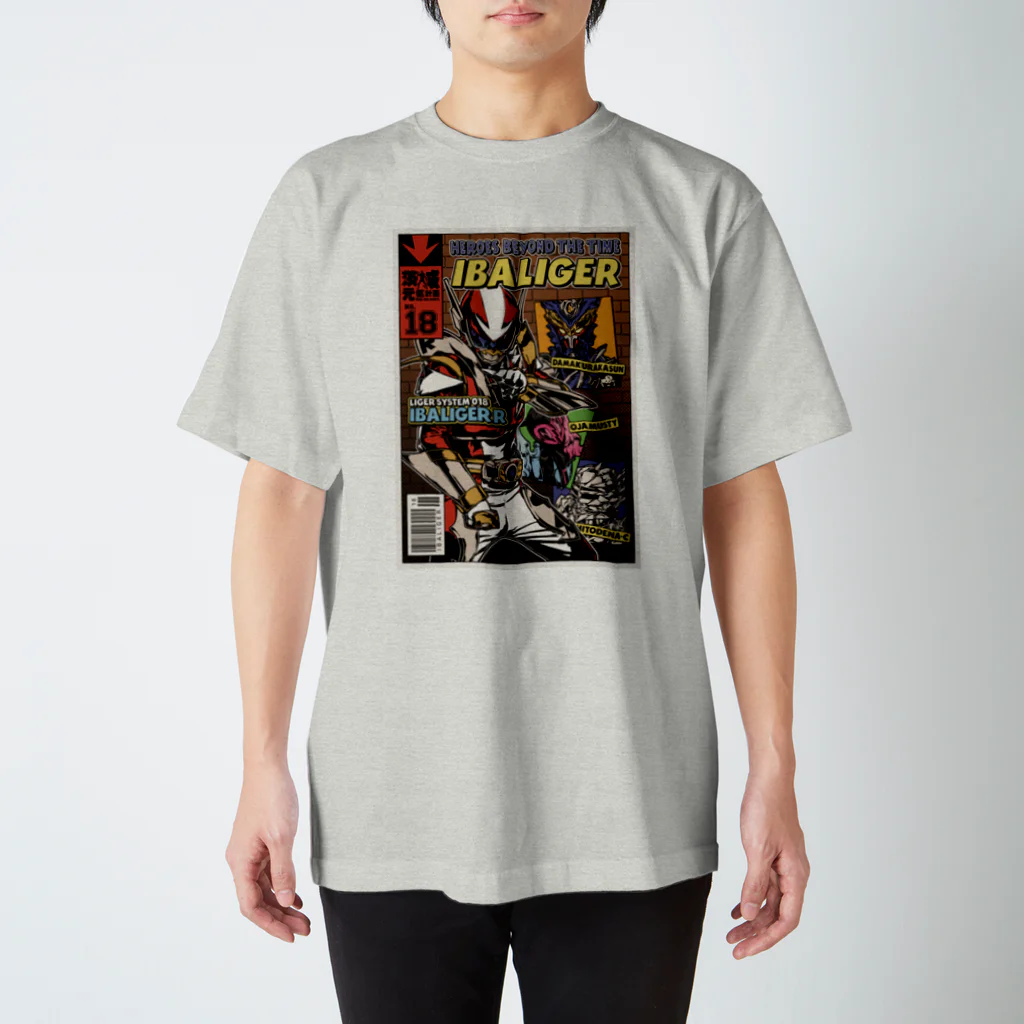 イバライガーストアのアメコミ風 イバライガーR スタンダードTシャツ