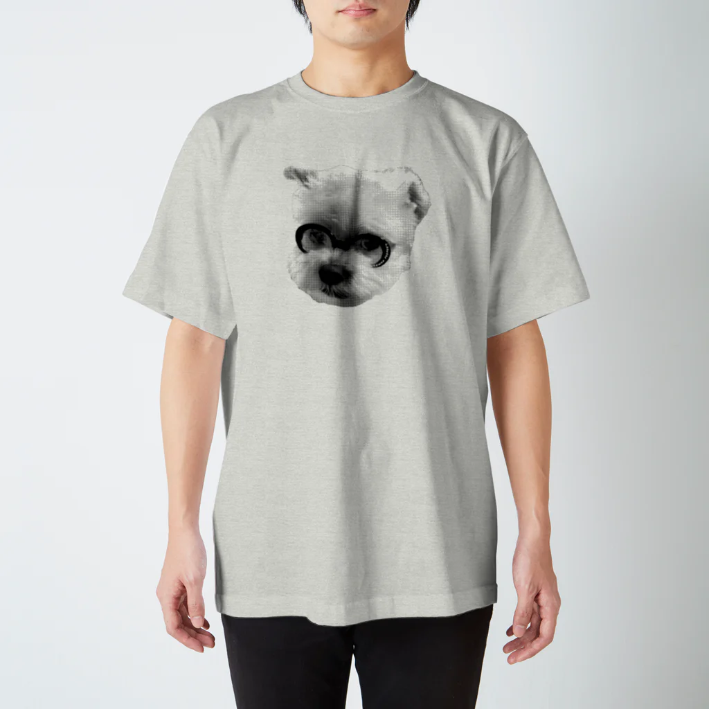 wanwan peepee'sのintelligence dog Regular Fit T-Shirt