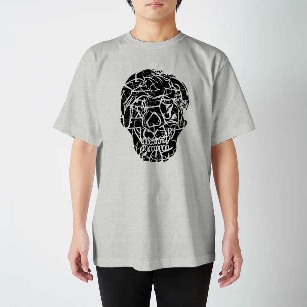 ふじい / FujiiのSkull スタンダードTシャツ