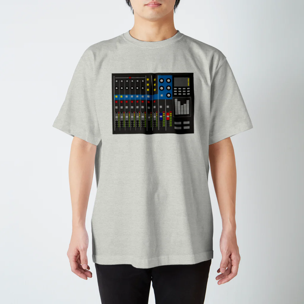 kamoto workaholicのステレオミキサー スタンダードTシャツ