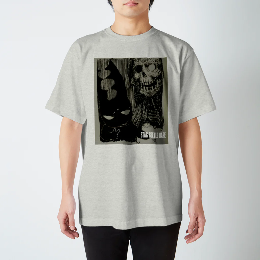 FINCH LIQUEUR RECORDSのくわがたうさぎ２４ スタンダードTシャツ