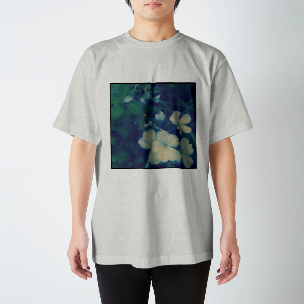 minimumのblue flower スタンダードTシャツ