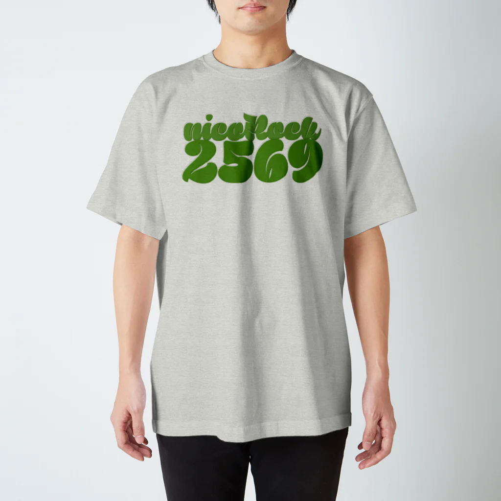 NicoRock 2569のnicorock2569_stitch_green Regular Fit T-Shirt