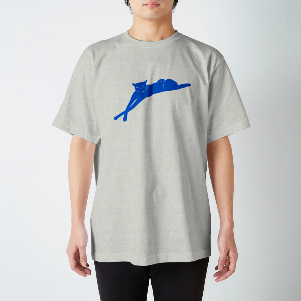 イエネコのリラックスキャット　K スタンダードTシャツ