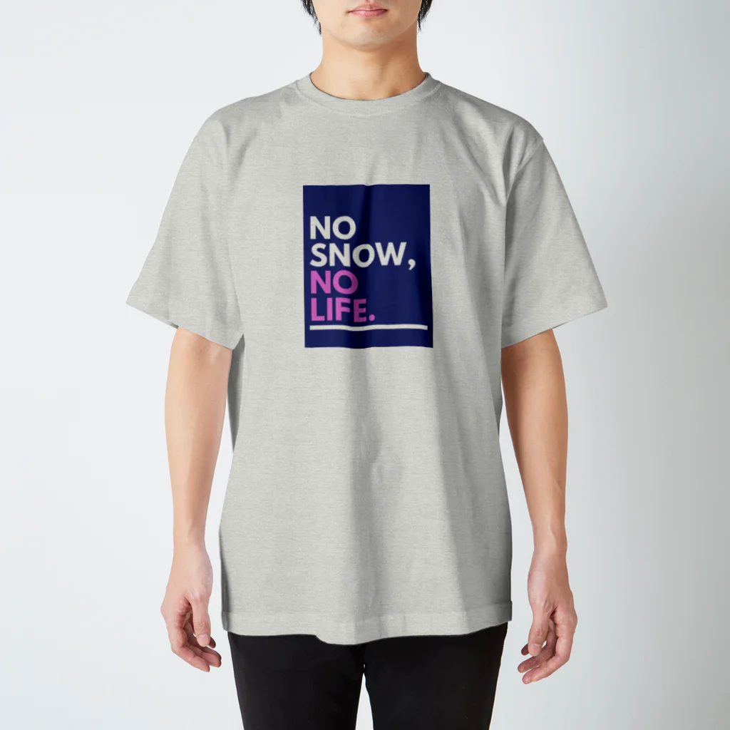 WHITETREE（ホワイトツリー）のNO SNOW NO LIFE #001 スタンダードTシャツ