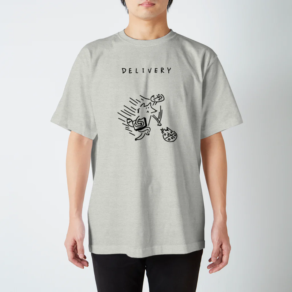 PokuStarのデリバリーとキツネ Regular Fit T-Shirt