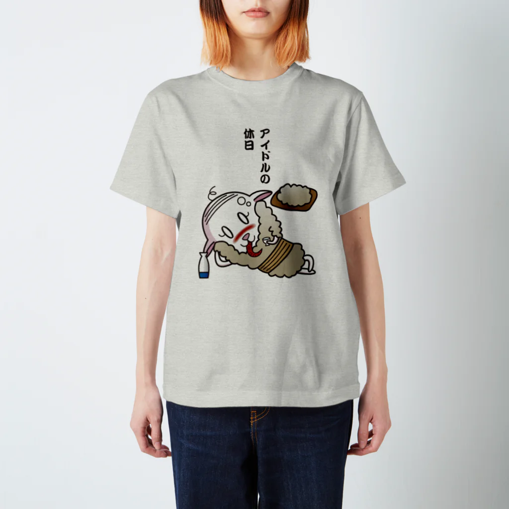 Ayufactoryのウールちゃん スタンダードTシャツ