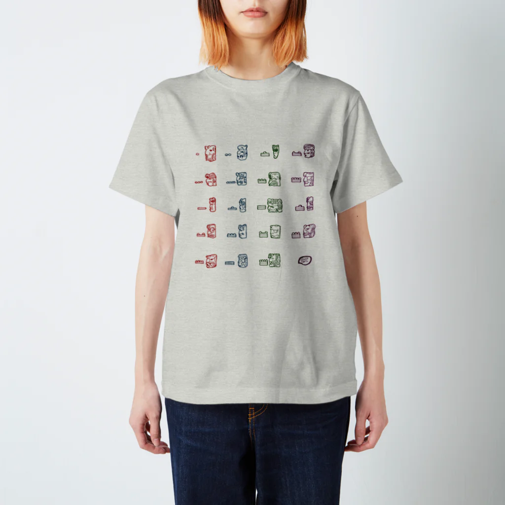 say-coのマヤ数字・２ Regular Fit T-Shirt