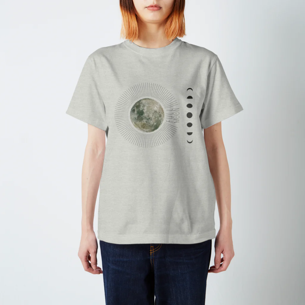 ラビッシュアートのmy name is MOON スタンダードTシャツ