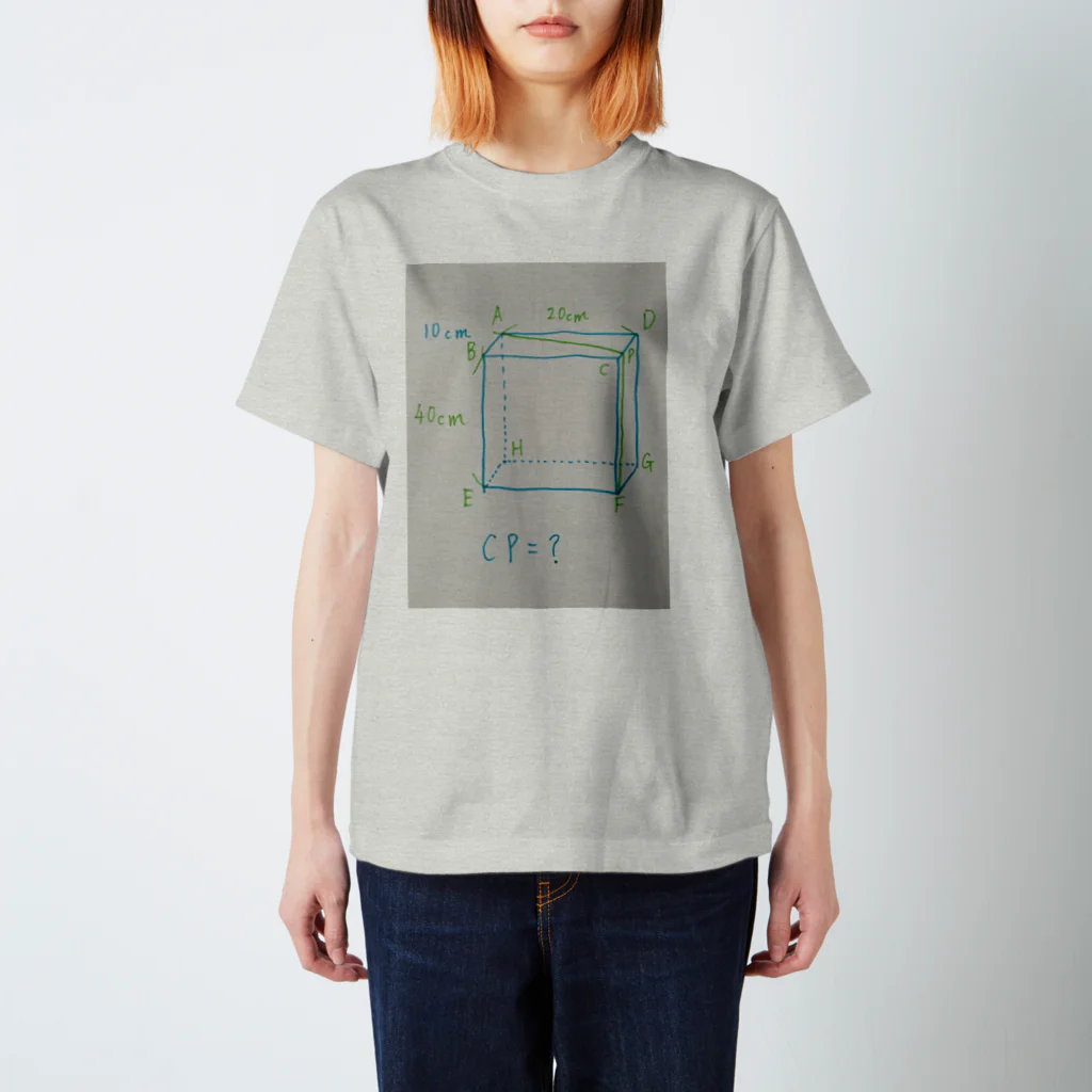 図形回廊＠フリーハンドの図形　CP＝6.67cm スタンダードTシャツ