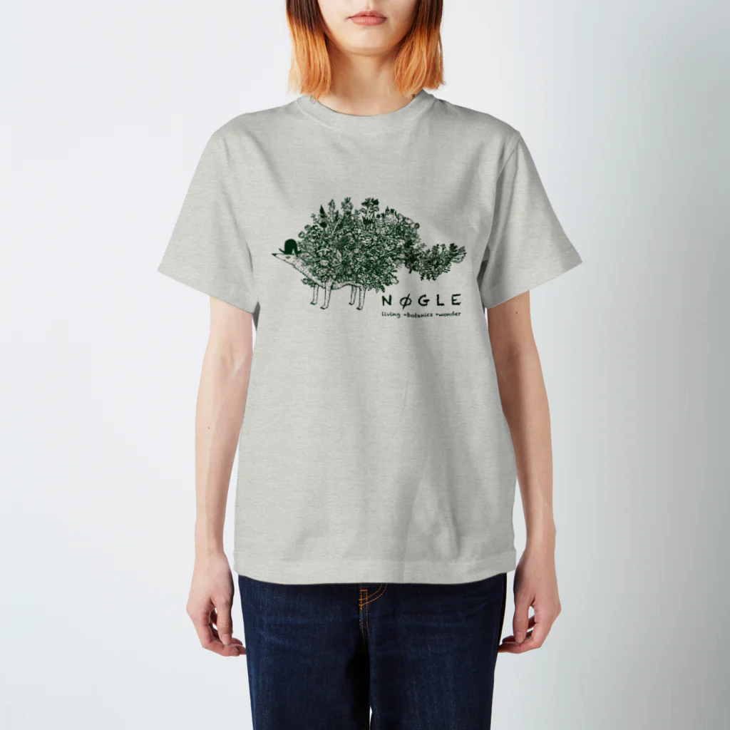 NØGLEの篠崎理一郎 × Nøgle (green) Regular Fit T-Shirt