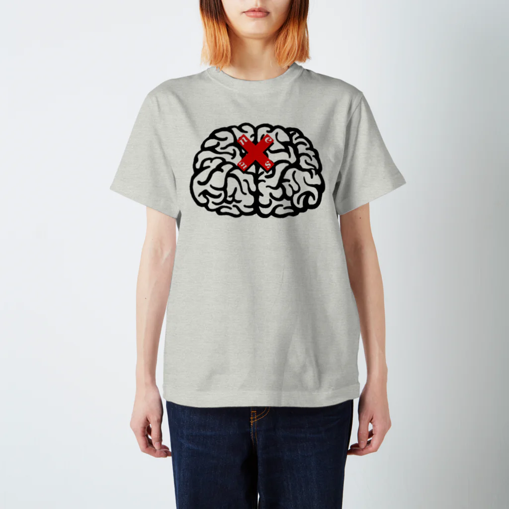 Jackpool の❤天才たちの脳みそ🧠 スタンダードTシャツ