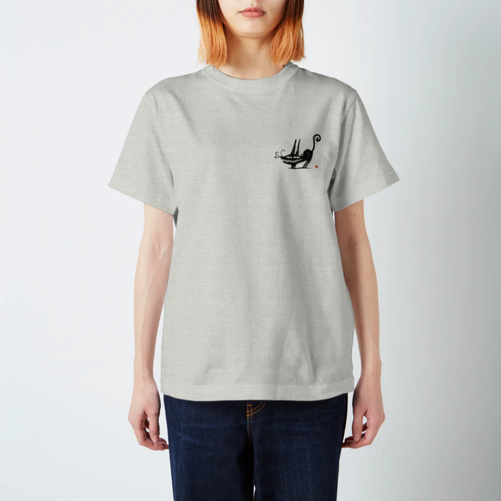 ittekiのポーの黒猫 Regular Fit T-Shirt