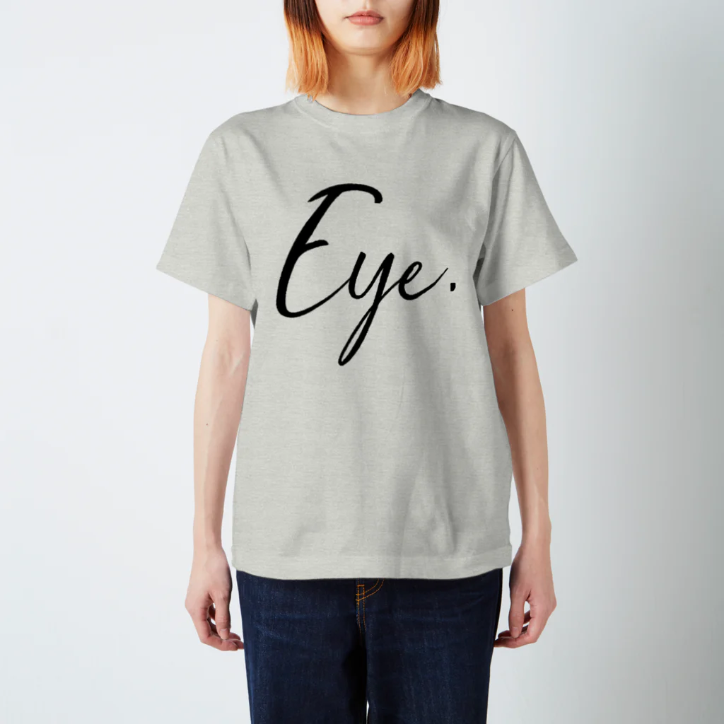 Eye.のEye.suzuri Black Regular Fit T-Shirt