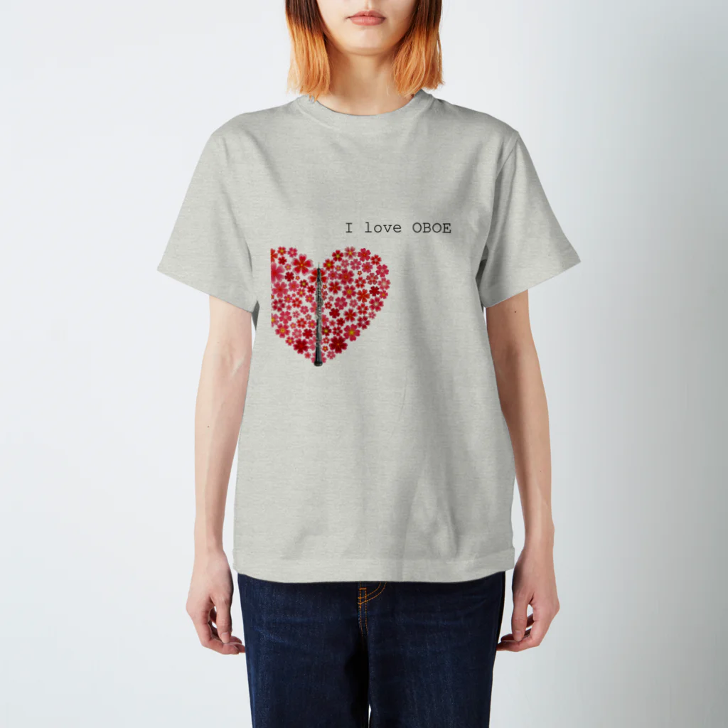 Momo SakuraのI love OBOE　オーボエTシャツ Regular Fit T-Shirt